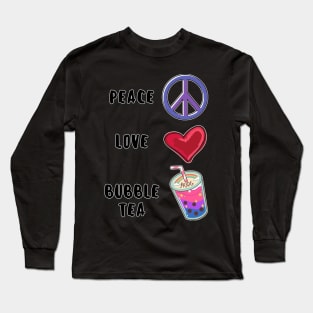 Bubble Tea Lover - Anime Kawaii Bubble Tea Long Sleeve T-Shirt